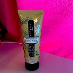Beekman (never used) Sweet Grass Goat Milk Hand Cream 3.4 oz